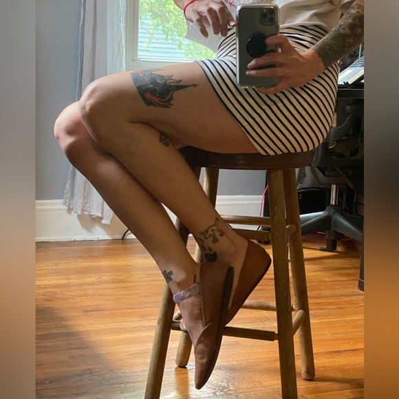 Lovers + Friends Voyage Mini Skirt - Navy Stripe - Picture 9 of 10